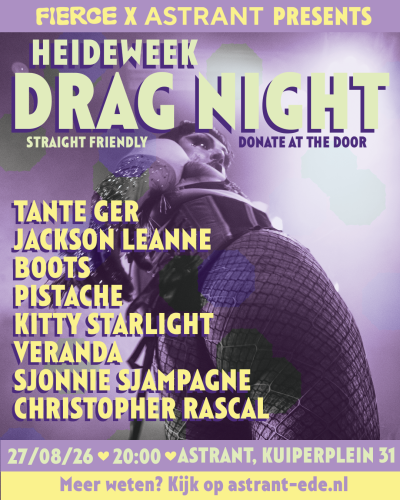 Omslagfoto Heideweek Drag Night