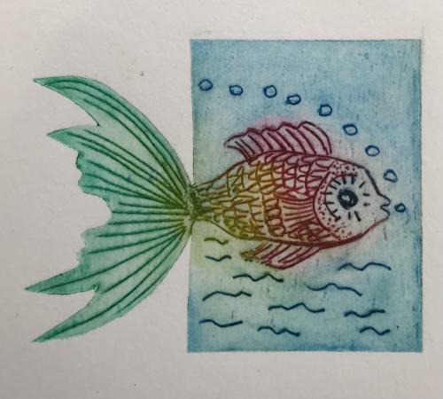 Omslagfoto Worshop etsen op plastic/tetrapak - Annet Muller