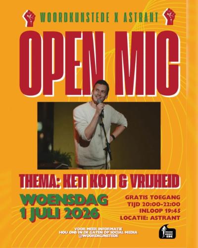 Omslagfoto Open Mic - Woordkunst Ede